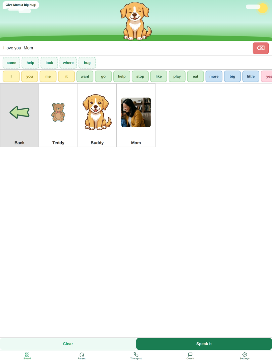 Adding a custom photo symbol to a client's board